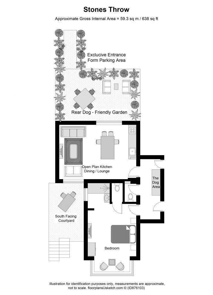 Floorplan Stones Throw Luxury Apartment Kent
