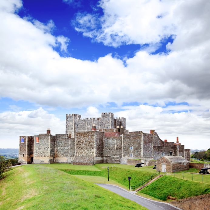 Dover castle in Kent
