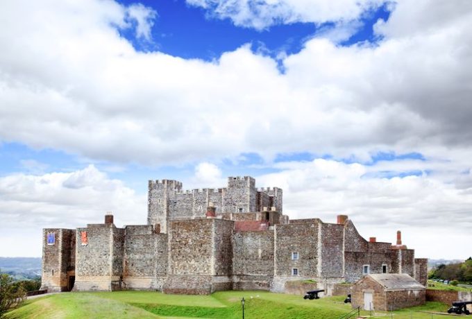 Dover castle in Kent